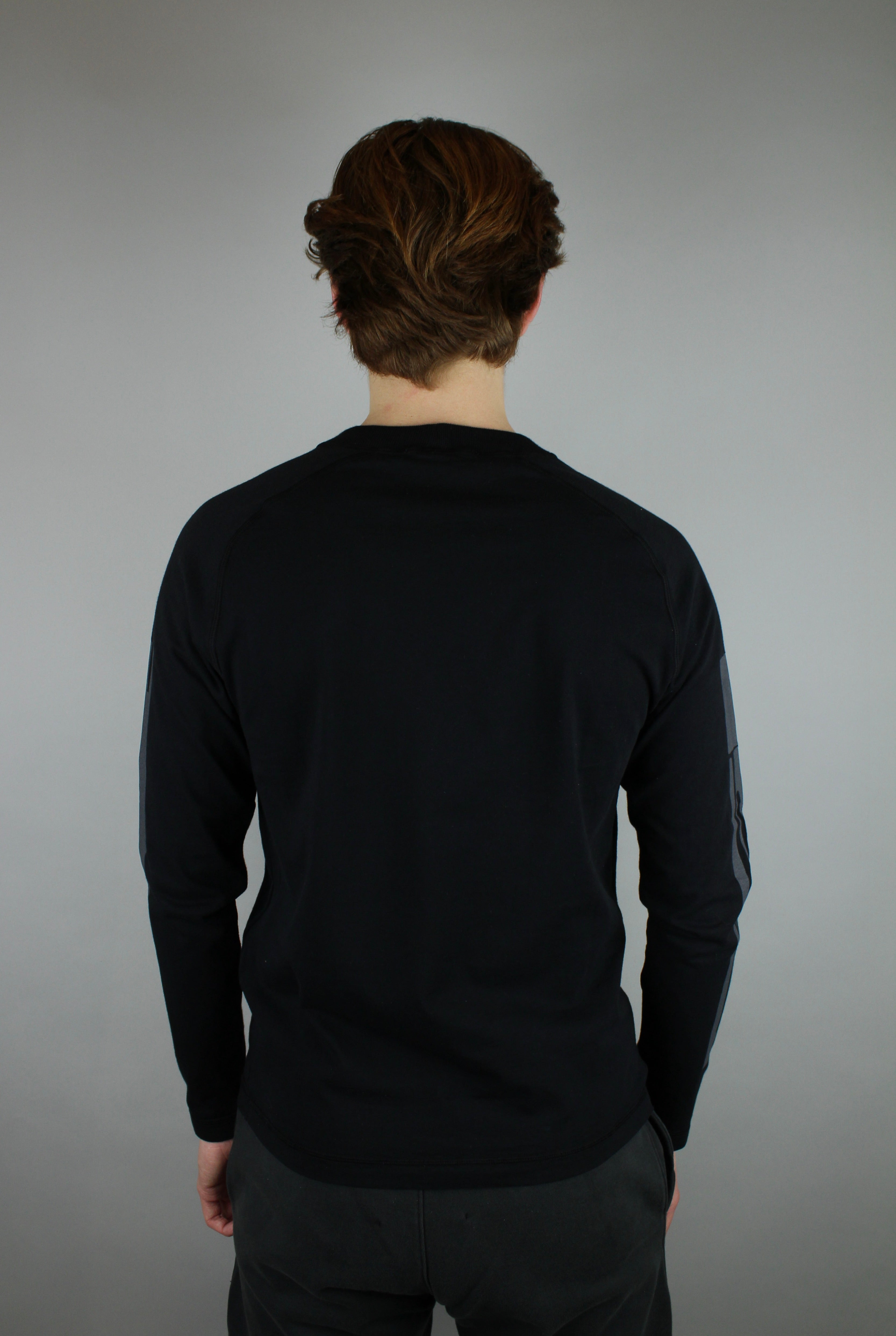 Stone Island Reflective Institutional Three Longsleeve 'Black'-10015597625674-The Attic