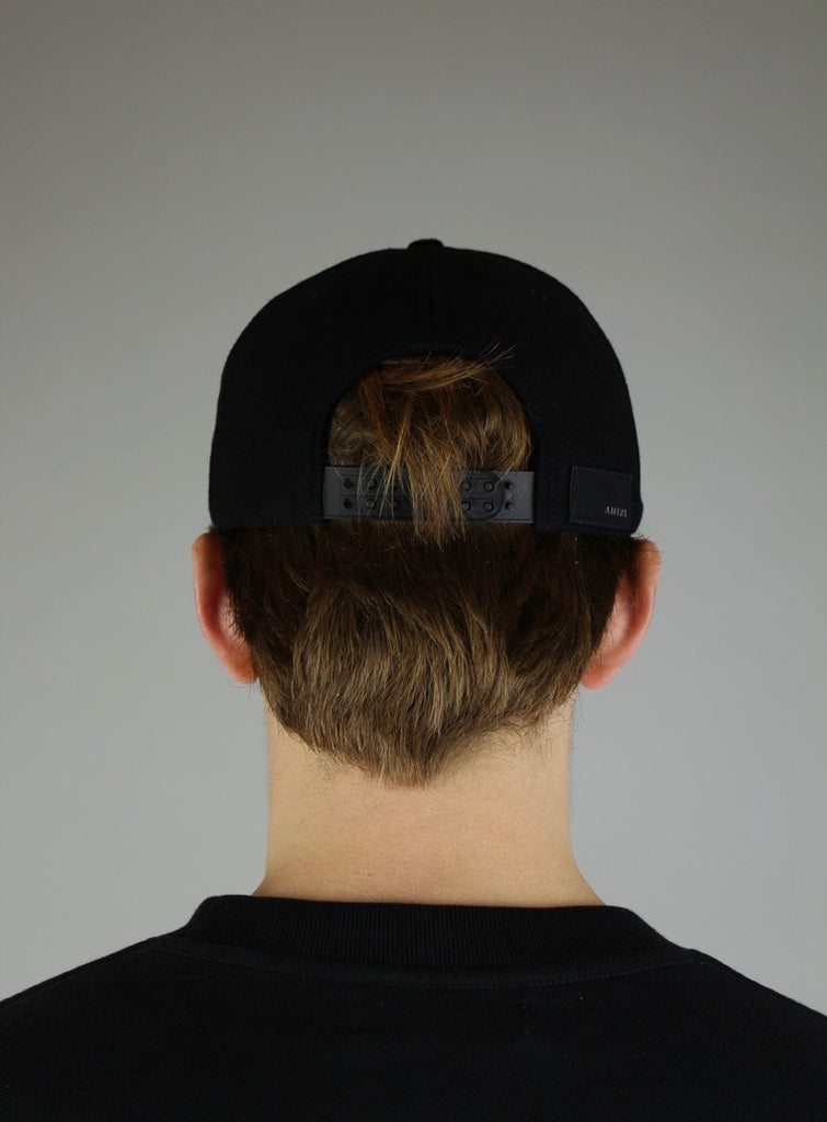 Amiri MA Pin Full Wool Hat 'Black'-9643437523274-The Attic