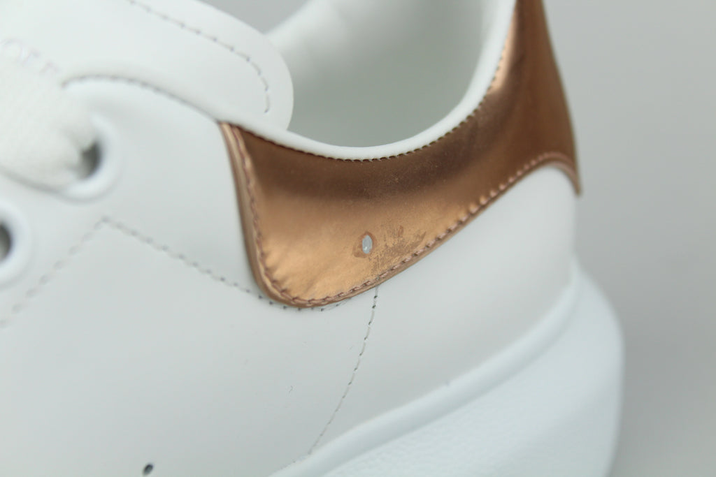 Alexander McQueen Larry Sneaker 'White/Rose Gold' - Size 38 (ARCHIVE)-10167066231114-The Attic