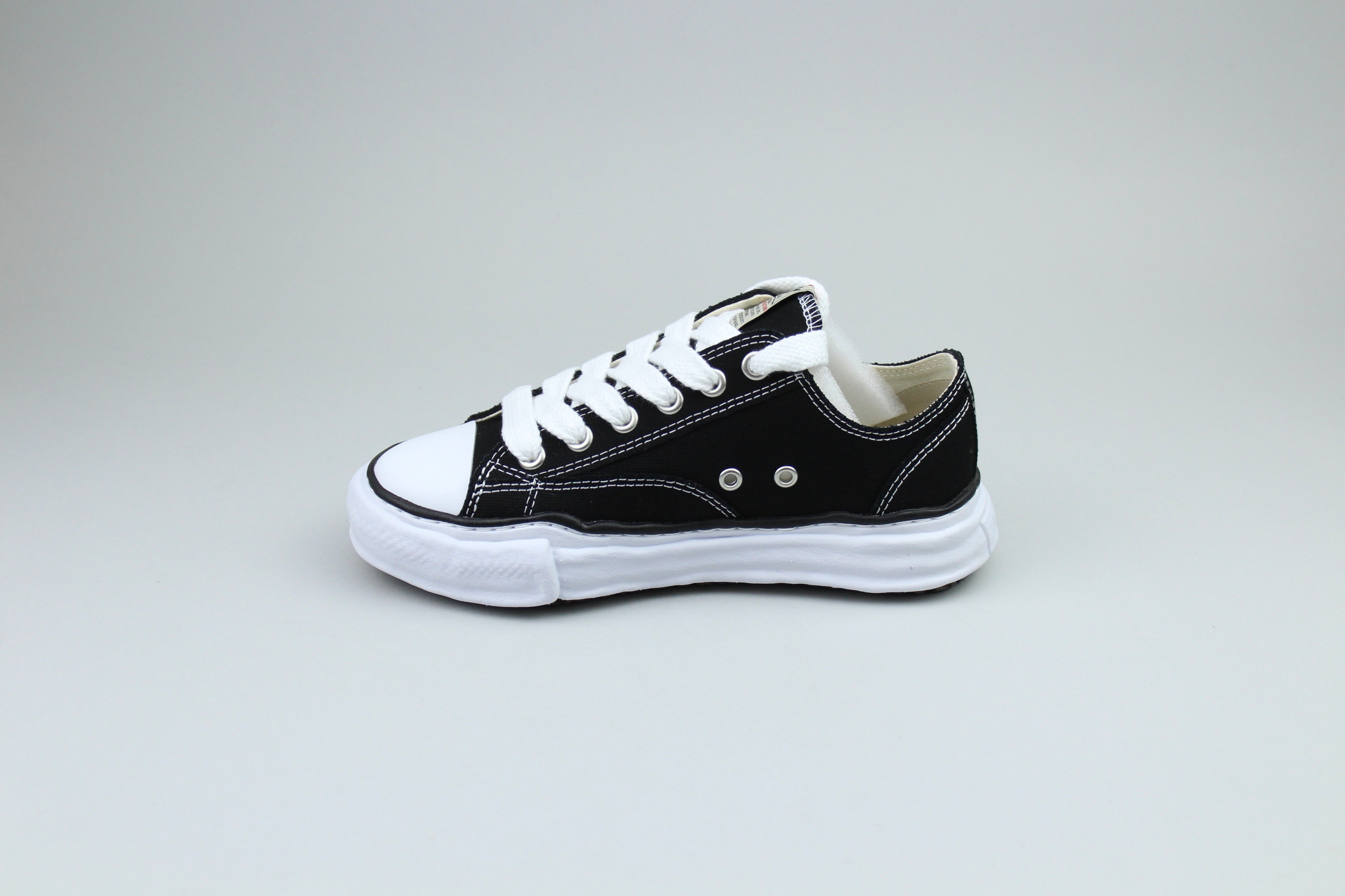 Maison Mihara Yasuhiro Peterson OG Sole Canvas Low 'Black'-10010099089738-The Attic