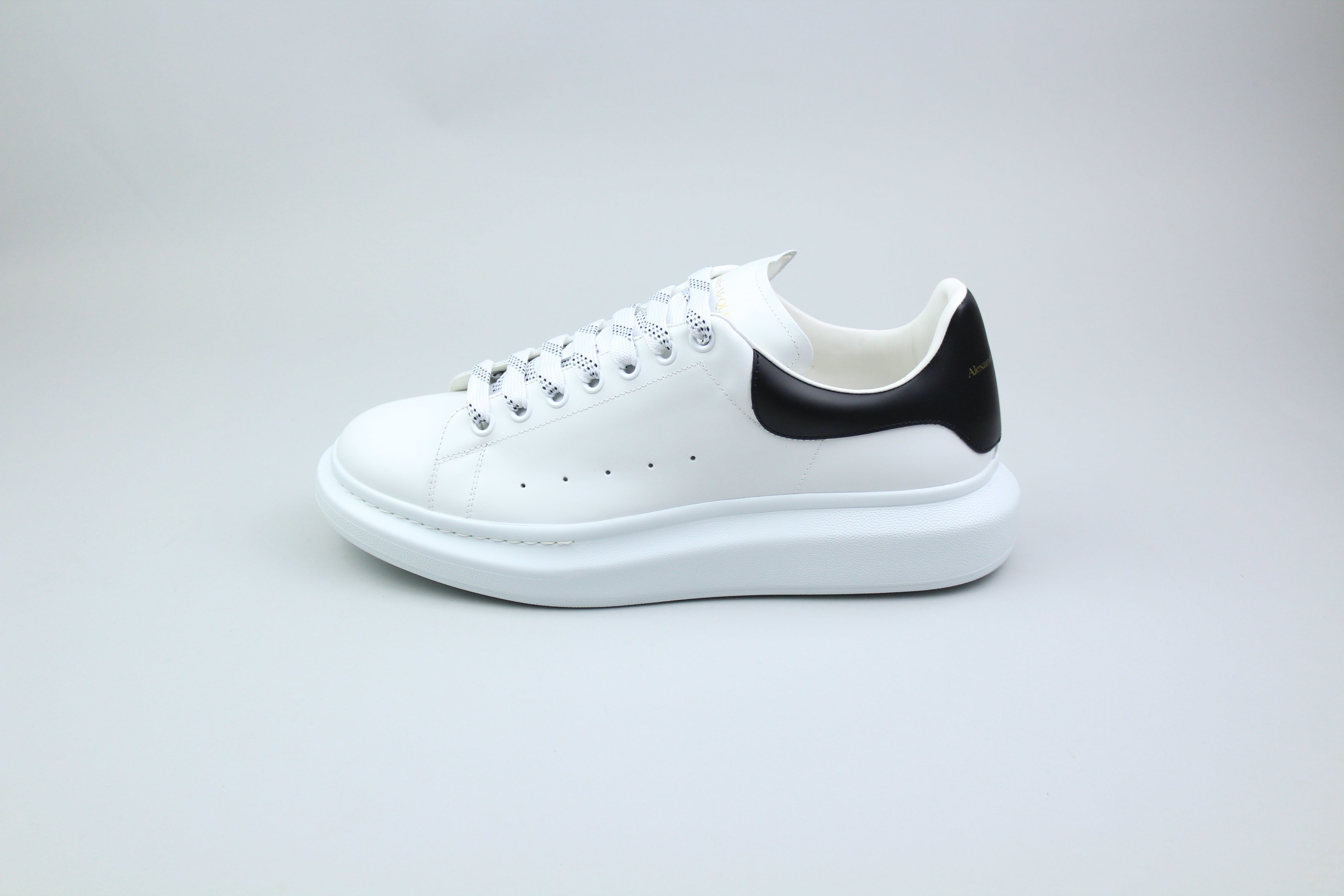 Alexander McQueen Oversized 'Ivory Black'-9992624505162-The Attic