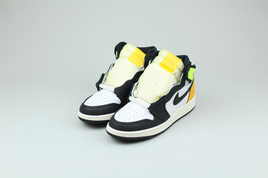 Air Jordan 1 Retro High 'White Black Volt University Gold' (GS) - Size 37.5 (ARCHIVE)-10147522773322-The Attic