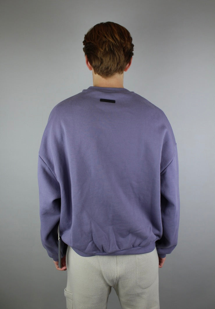 Fear of God Essentials Heavy Fleece Crewneck 'Lavender'-9578896884042-The Attic