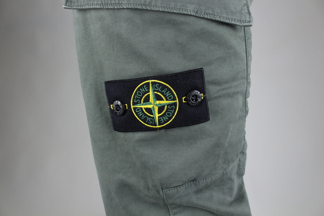 Stone Island Skinny Cargo Pants 'Musk'-8748067455306-The Attic