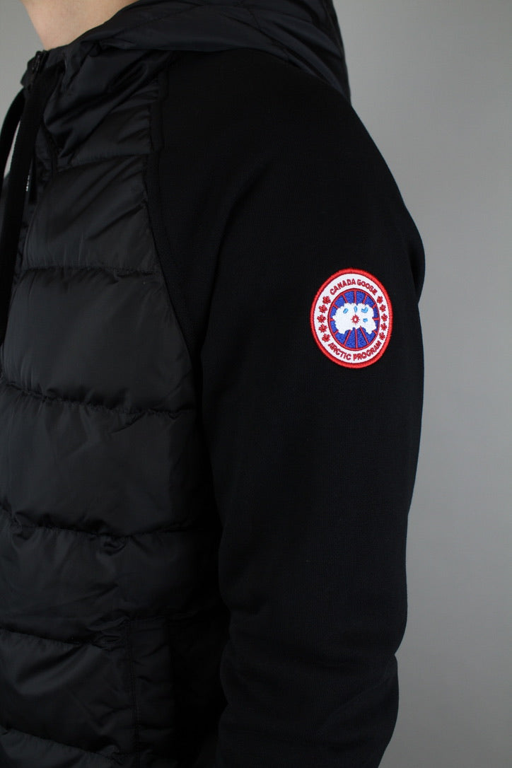 Canada Goose Hybridge Huron Zip Hoodie 'Black'-9640825815370-The Attic