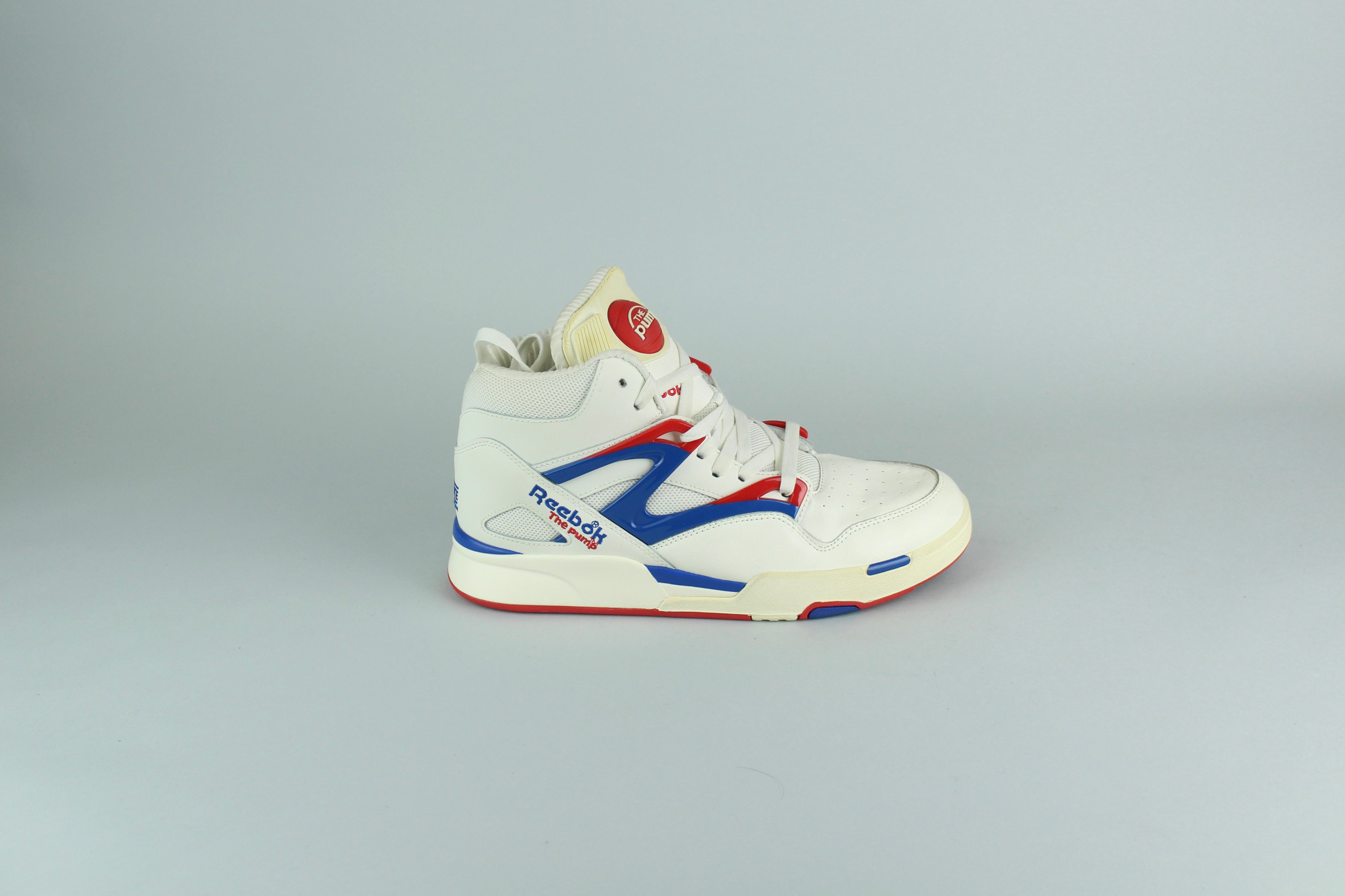Reebok Pump Omni Zone II Chalk 'Vector Blue' - Size 42 (ARCHIVE)-10262687285578-The Attic