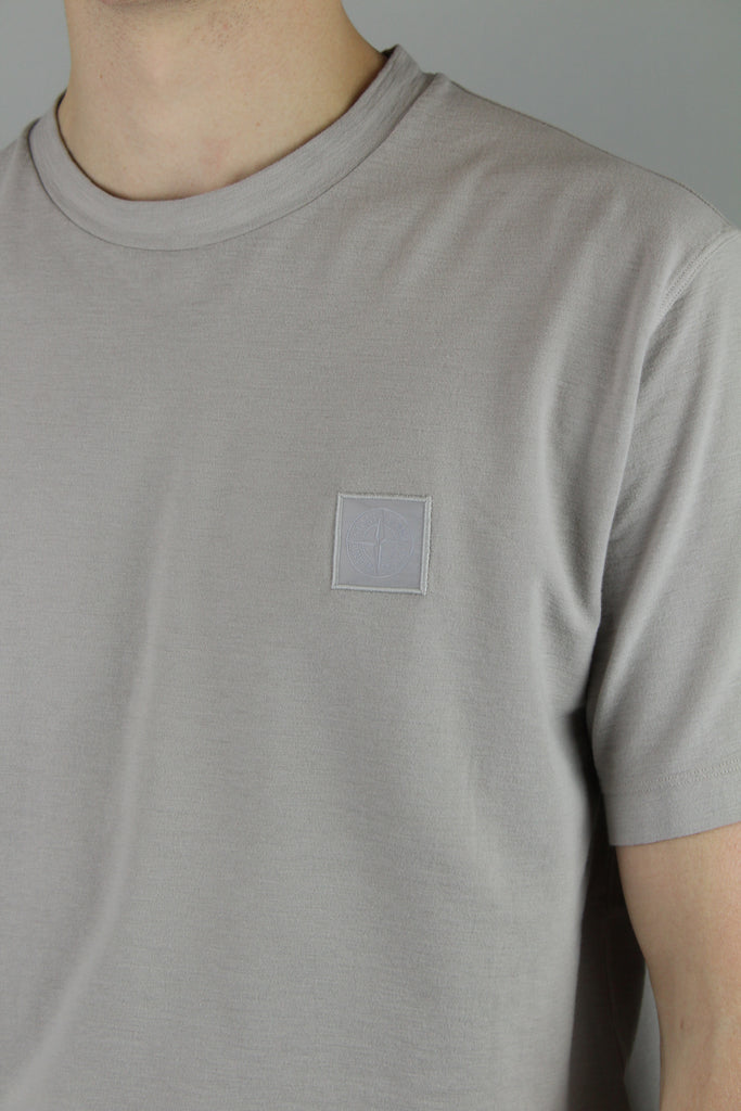 Stone Island Compass Logo Ghost T-Shirt 'Dust Grey'-10036940996938-The Attic