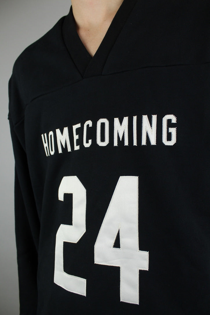 Fear of God Essentials Heavy Fleece Hockey Jersey 'Black'-9579051581770-The Attic