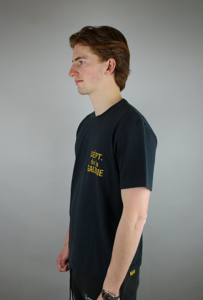 Gallery Dept. French Tee 'Washed Black'-10026806575434-The Attic