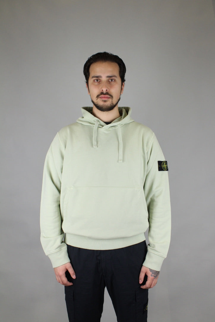 Stone Island Felpa Hoodie 'Pistachio'-8747986354506-The Attic