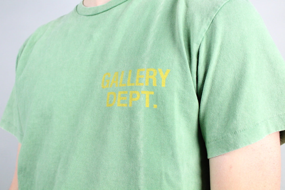 Gallery Dept. Vintage Logo T-Shirt 'Kelly Green'-8747018191178-The Attic