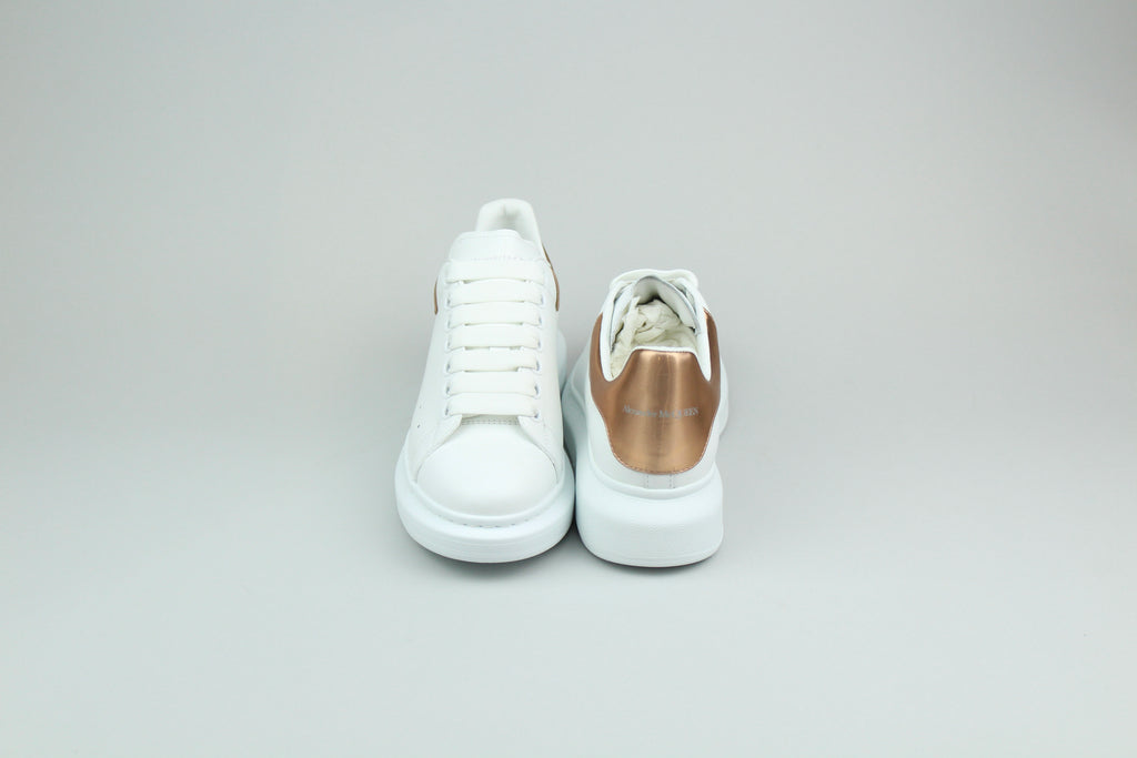 Alexander McQueen Larry Sneaker 'White/Rose Gold' - Size 38 (ARCHIVE)-10167066231114-The Attic