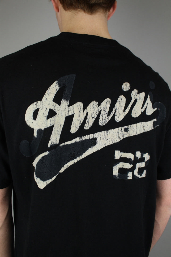 Amiri 22 Jersey T-shirt 'Black'-9644419121482-The Attic