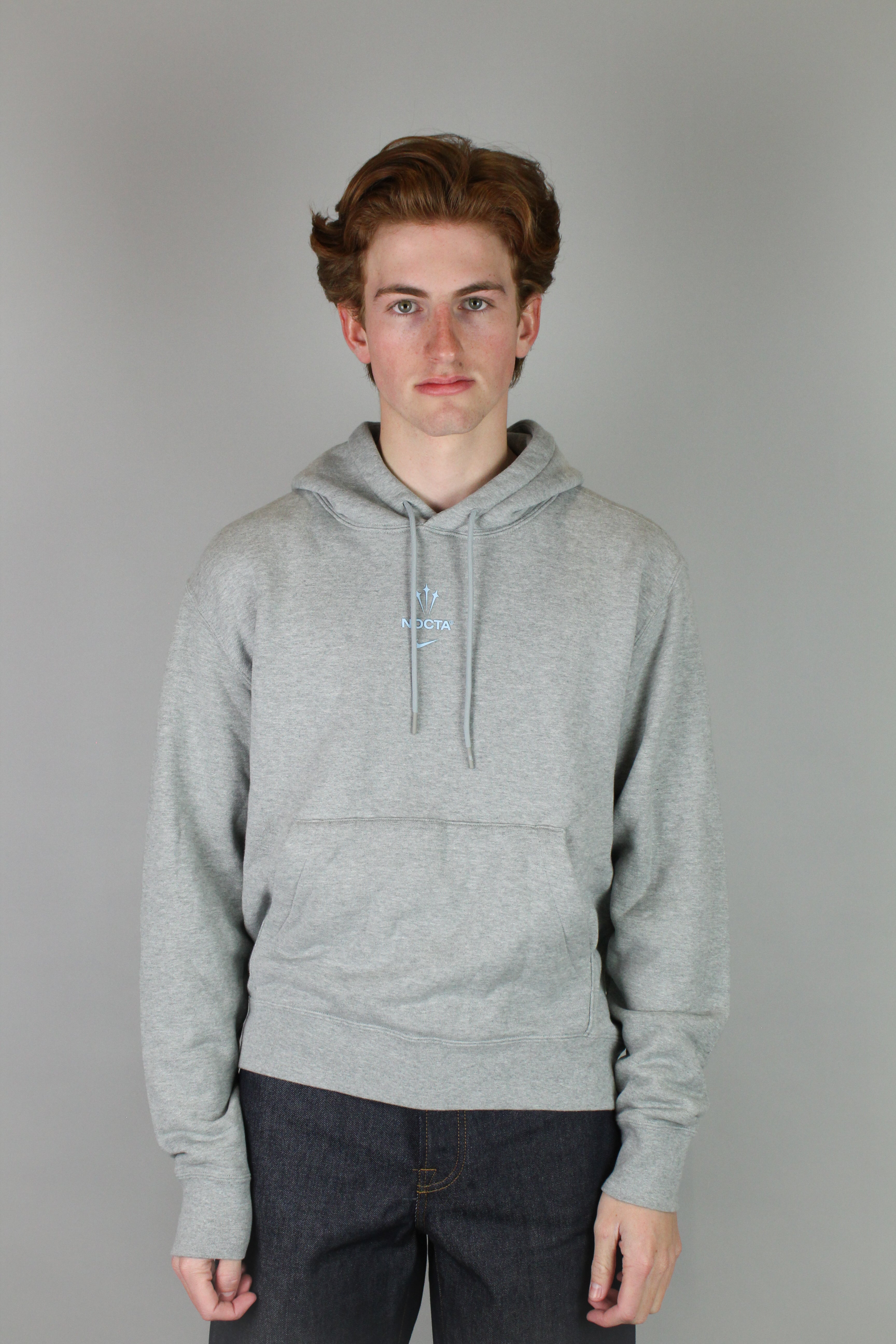 Nike x NOCTA Fleece Basketball Hoodie 'Dark Grey Heather' - Size L (ARCHIVE)-8750031274314-The Attic