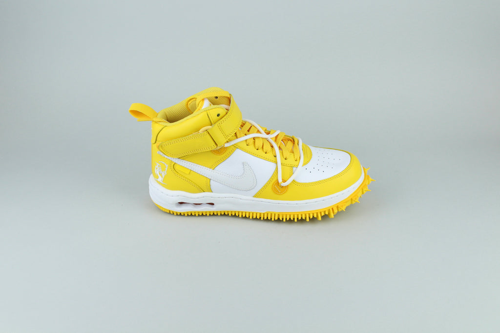 Off-White x Nike Air Force 1 Mid 'Varsity Maize' - Size 41 (ARCHIVE)-10175735759178-The Attic