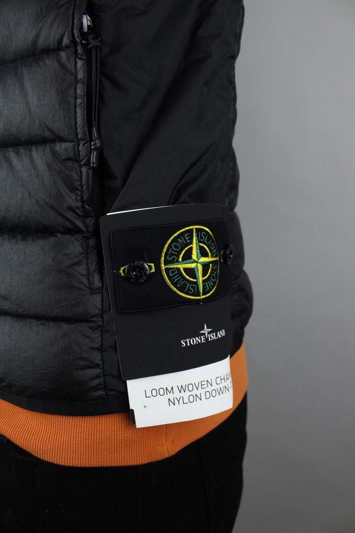 Stone Island Nylon Woven Body Vest 'Black'-9993744220490-The Attic