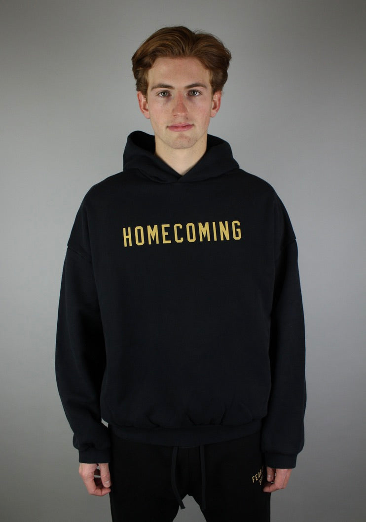 Fear of God Essentials Homecoming Heavy Fleece Hoodie 'Black'-9579046207818-The Attic