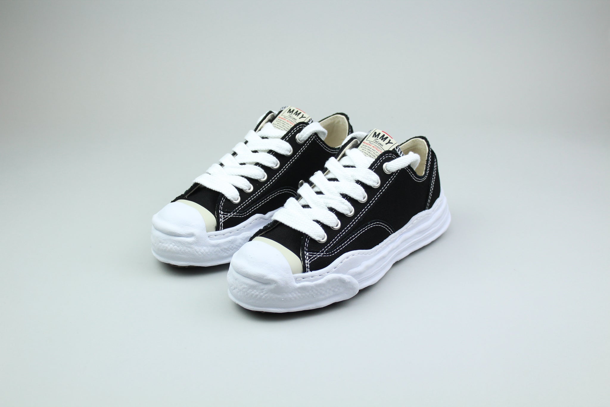 Maison Mihara Yasuhiro Hank OG Sole Canvas Low 'Black' – The Attic