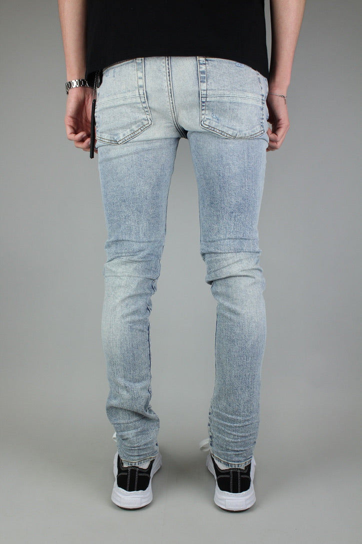 Amiri Stack Jeans 'Stone Indigo'-9643327029578-The Attic