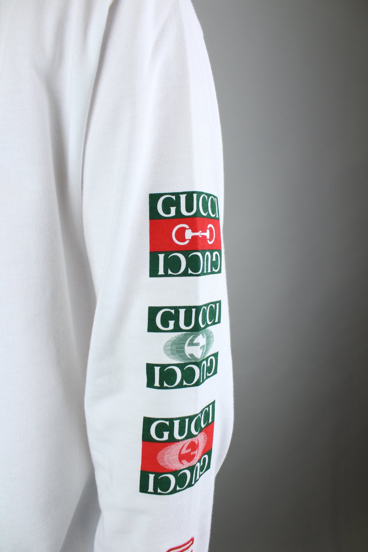 Gucci Jersey Longsleeve 'White'-9649560846666-The Attic