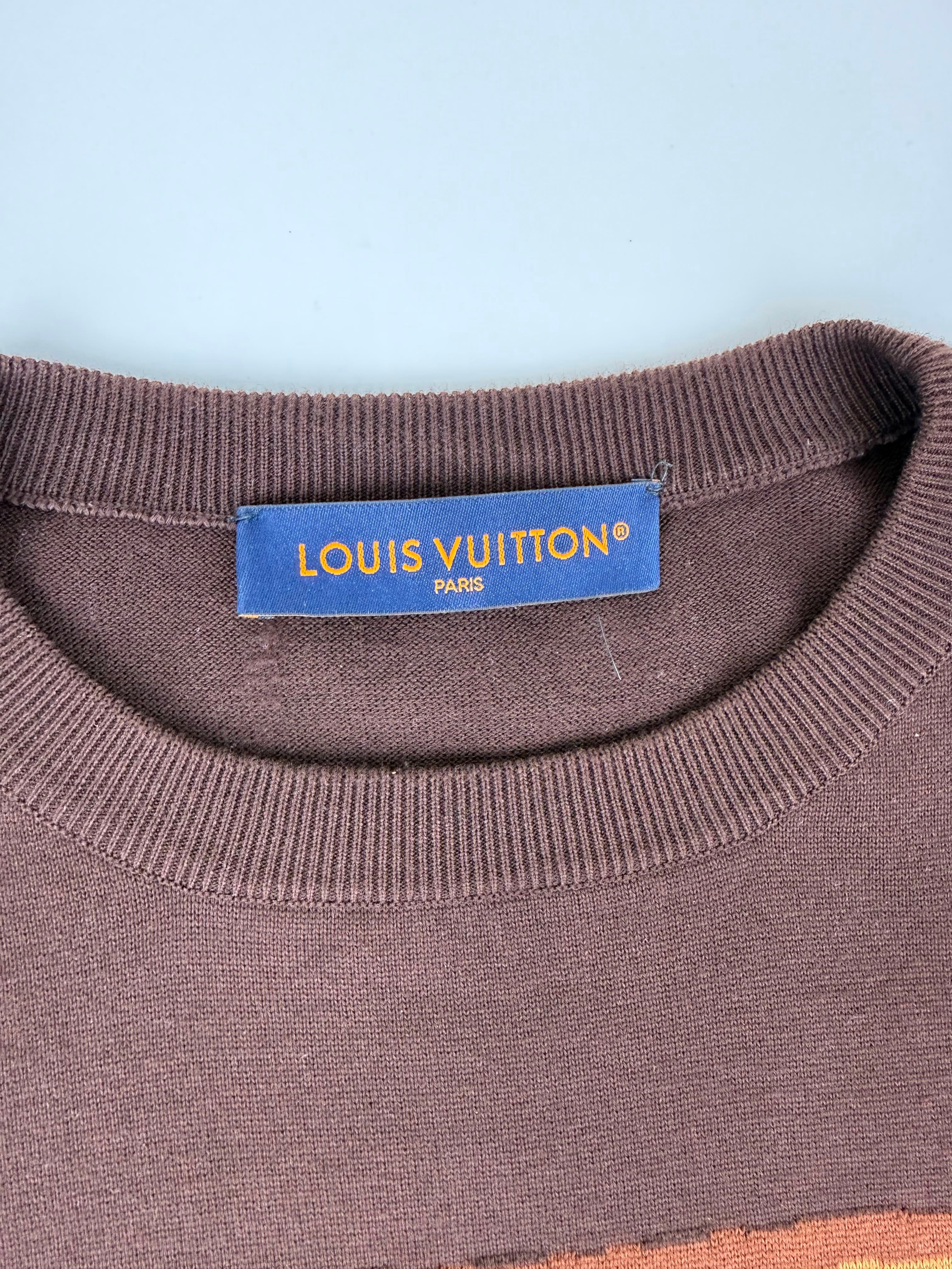 Louis Vuitton Cotton Trunk Print T-Shirt 'Sienna Brown' - Size M (ARCHIVE)