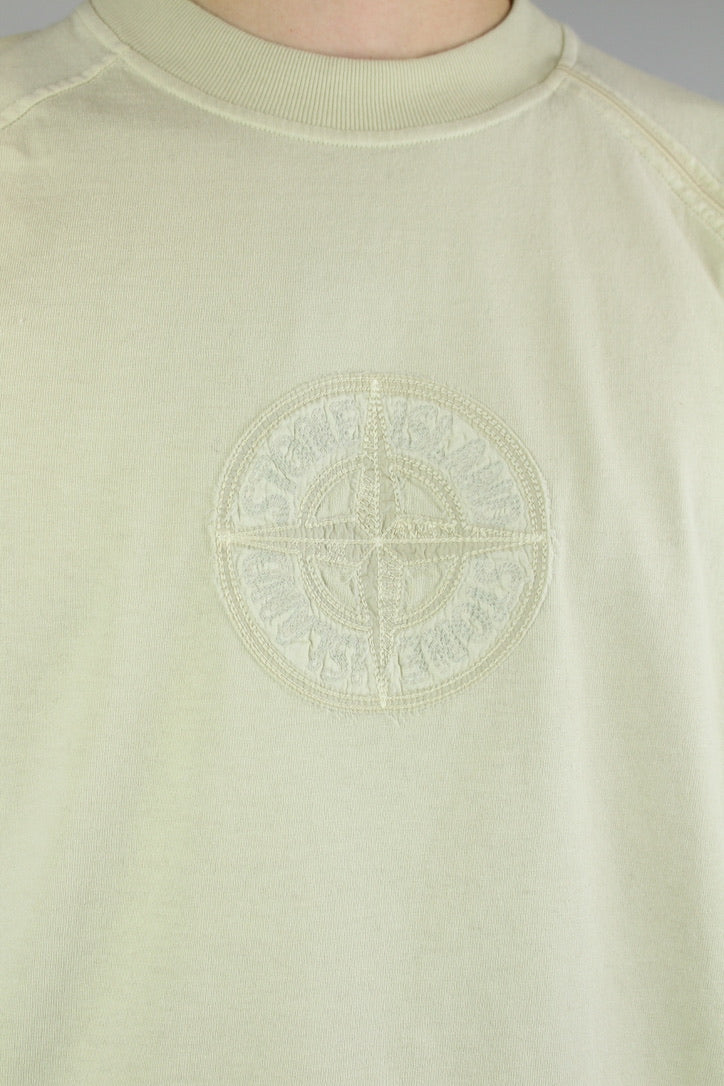 Stone Island Organic Cotton Jersey 'Beige'-9540228940106-The Attic