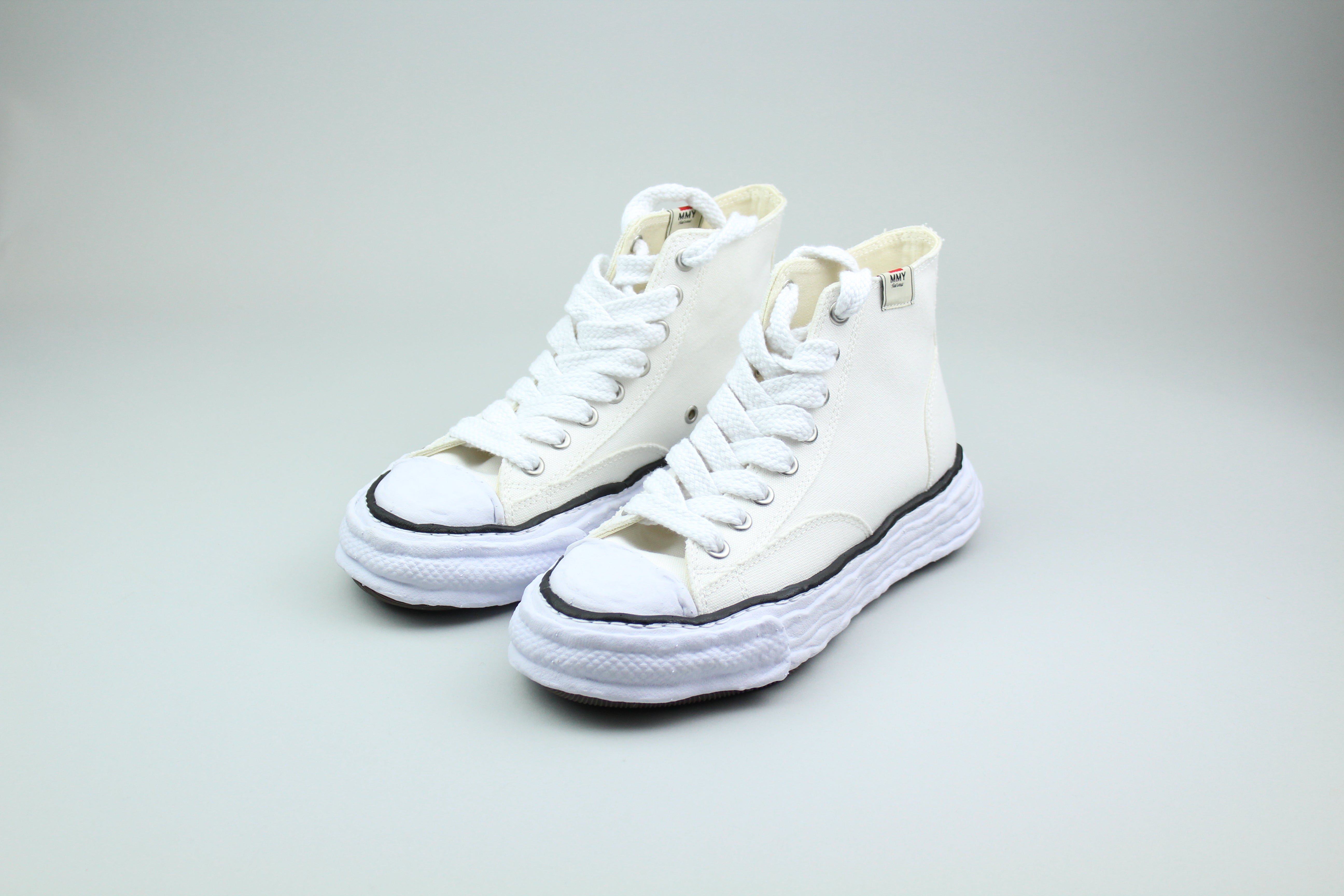Maison Mihara Yasuhiro Peterson OG Sole Canvas High 'White'-9607860617546-The Attic