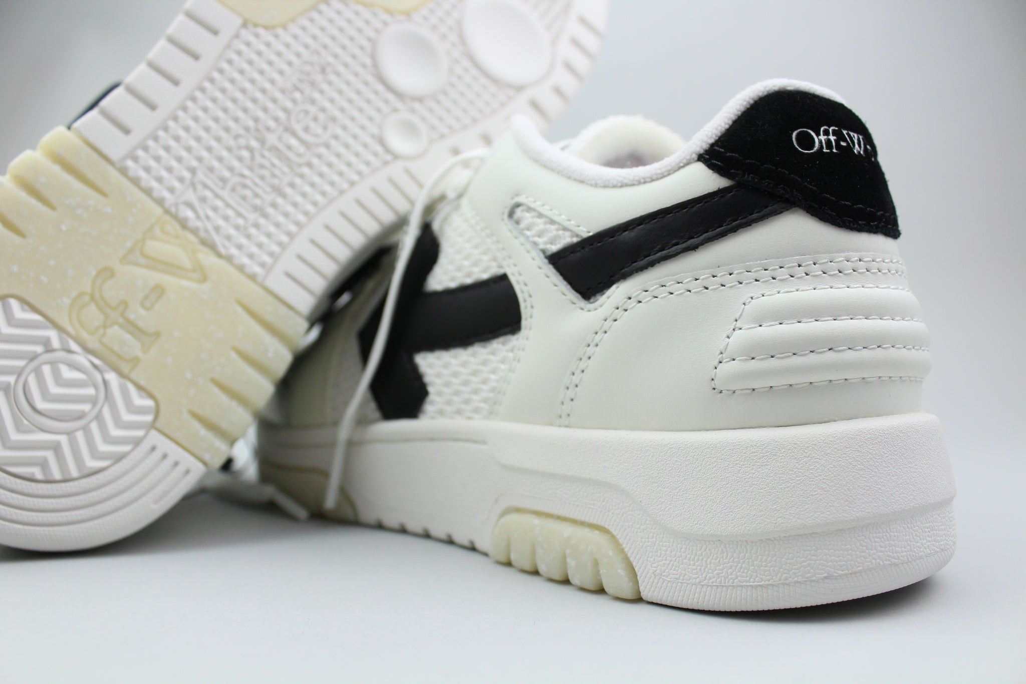 Off-White Slim Out Of Office Sneaker 'White/Black' – The Attic