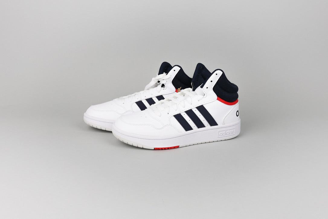 Adidas Hoops 3.0 'White Navy Red' - Size 38 2/3 (ARCHIVE)-8773075239242-The Attic