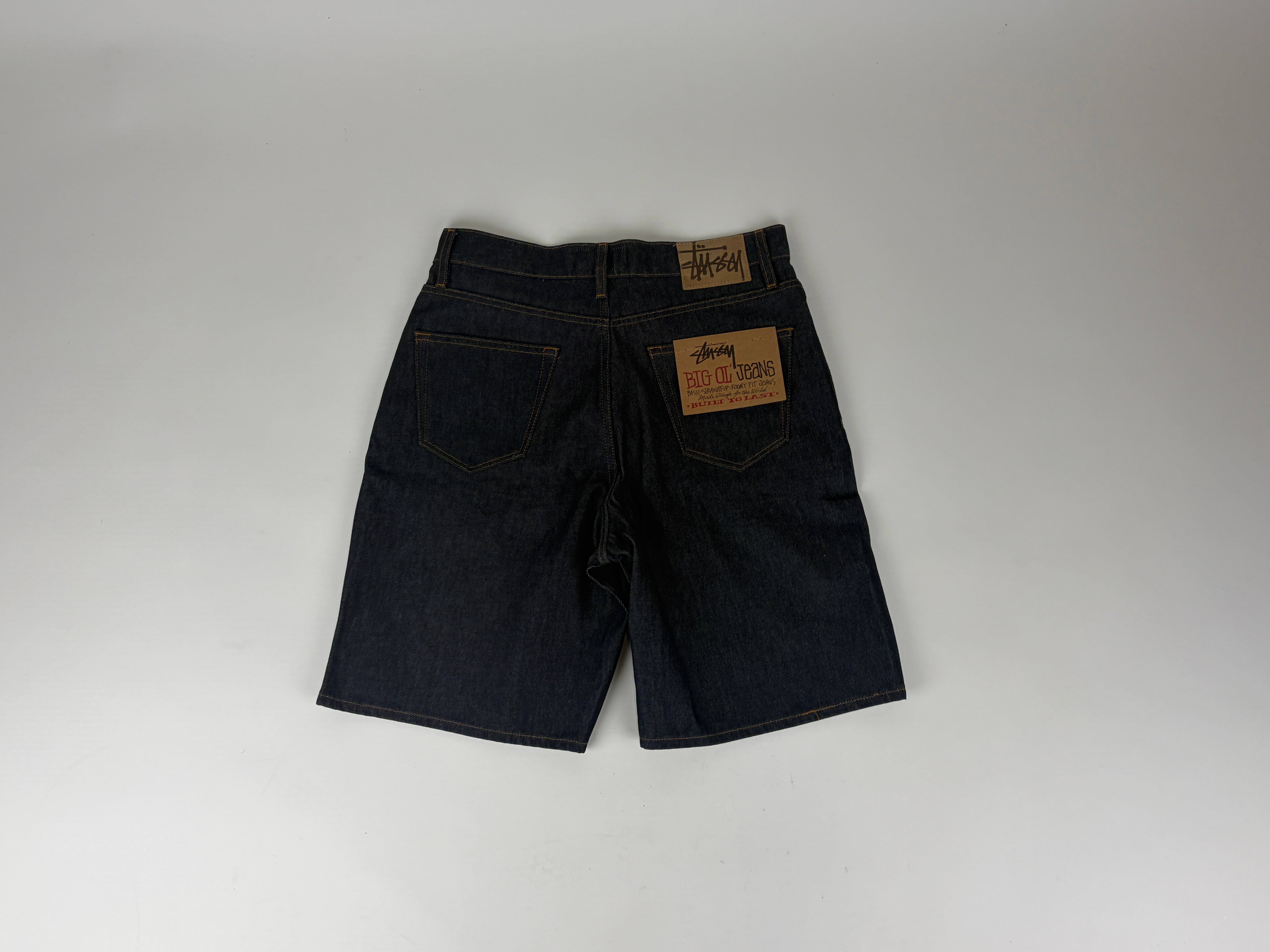 Stussy Raw 'Denim' Big Ol Shorts Raw - Size 29 (ARCHIVE)