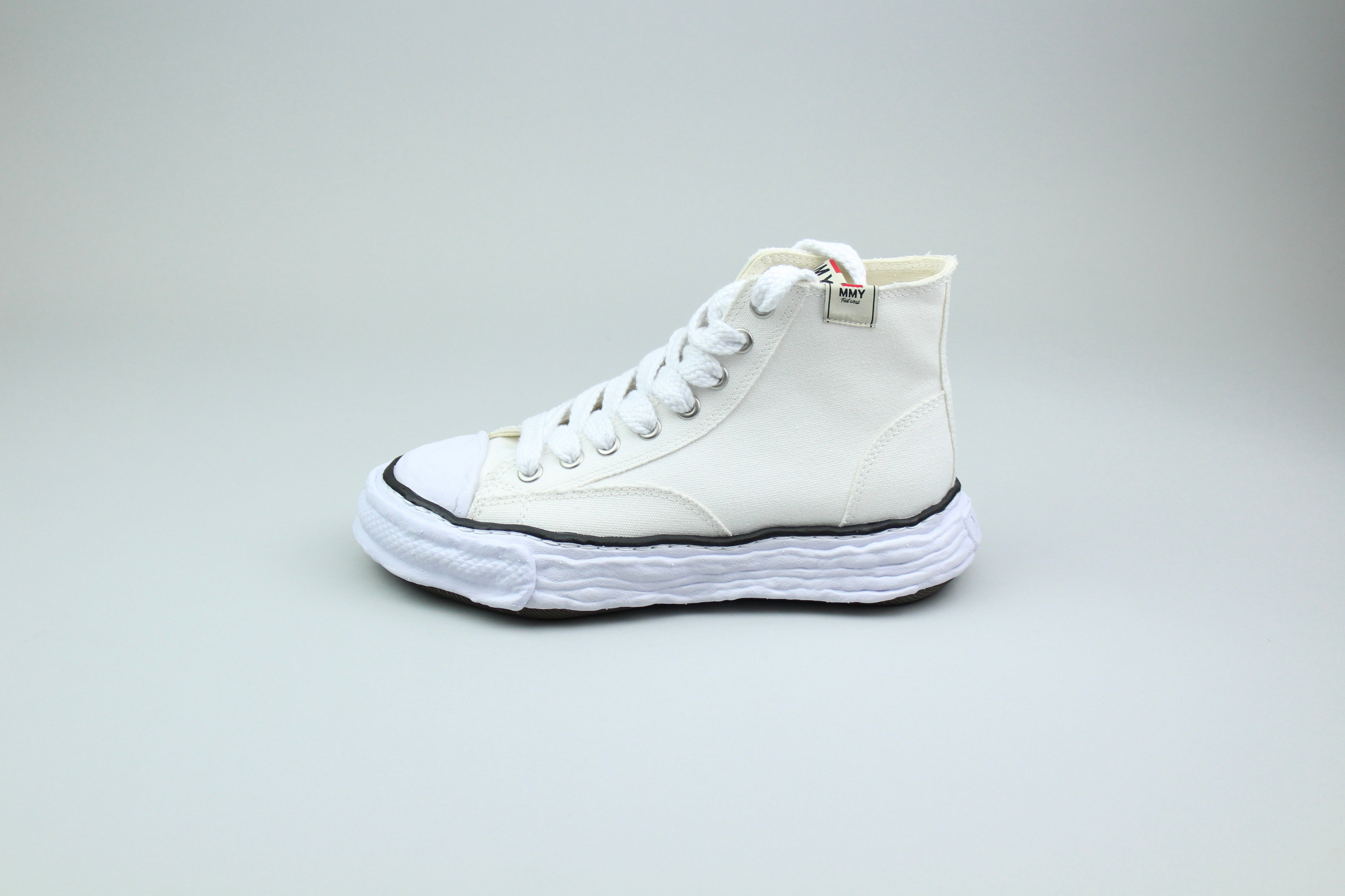 Maison Mihara Yasuhiro Peterson OG Sole Canvas High 'White'-9607860617546-The Attic