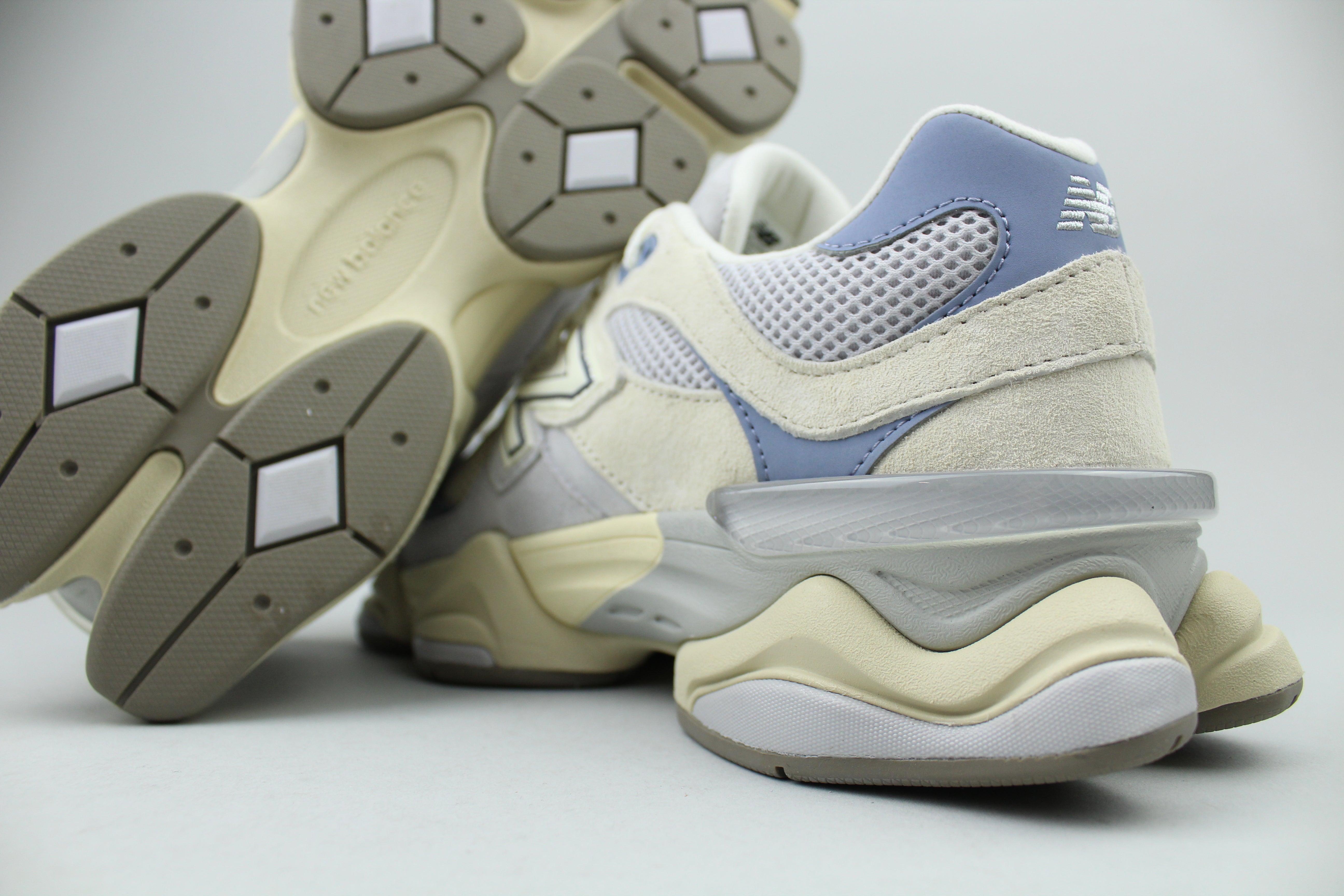 New Balance 9060 'Pearl Grey Linen'-10106734936394-The Attic