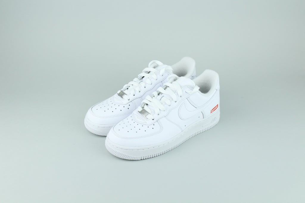 Nike Air Force 1 Low Supreme 'White' - Size 36.5 (ARCHIVE)-10190561673546-The Attic