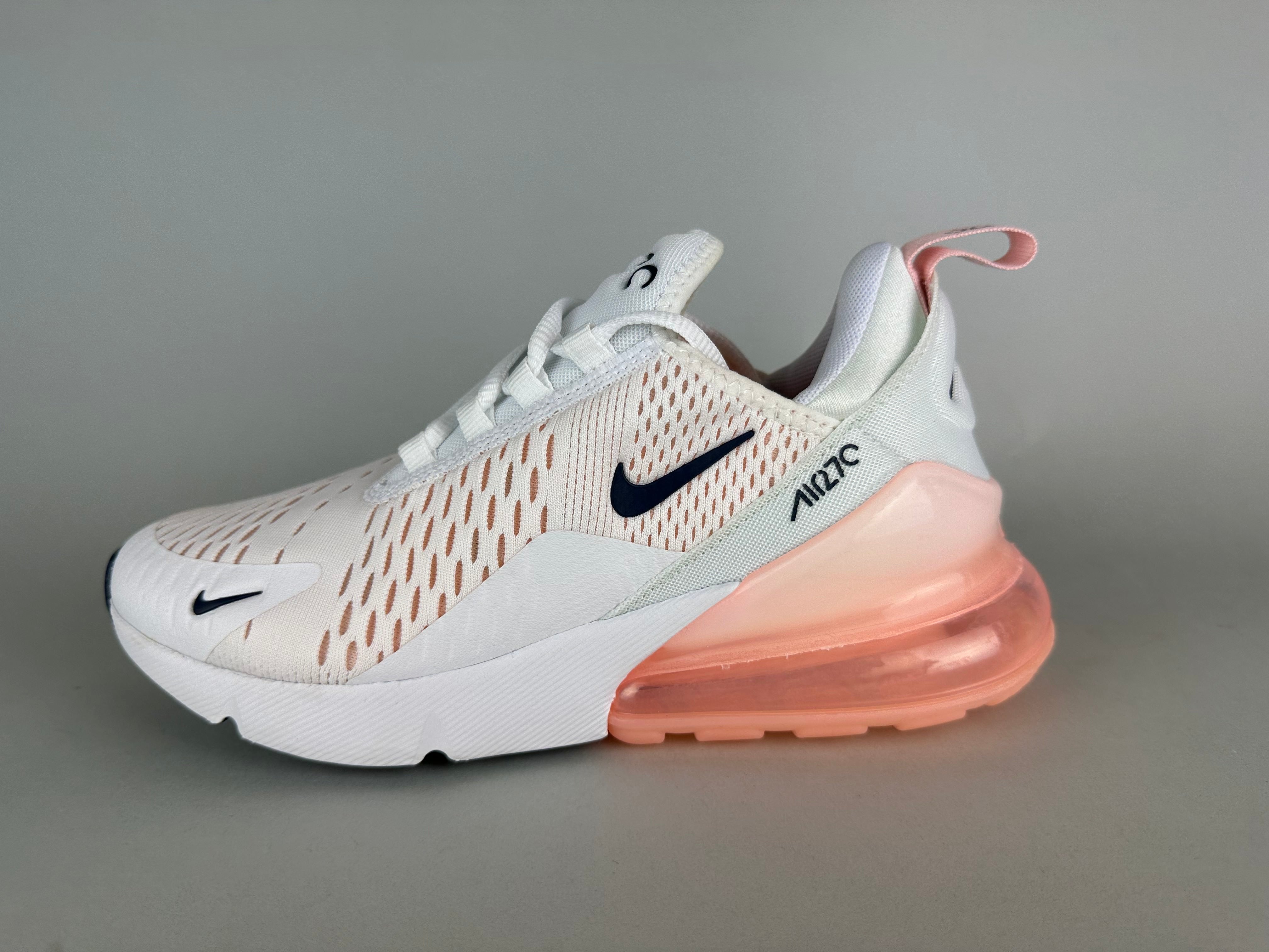 Nike Wmns Air Max 270 'White Bleached Coral' - Size 37.5 (ARCHIVE)
