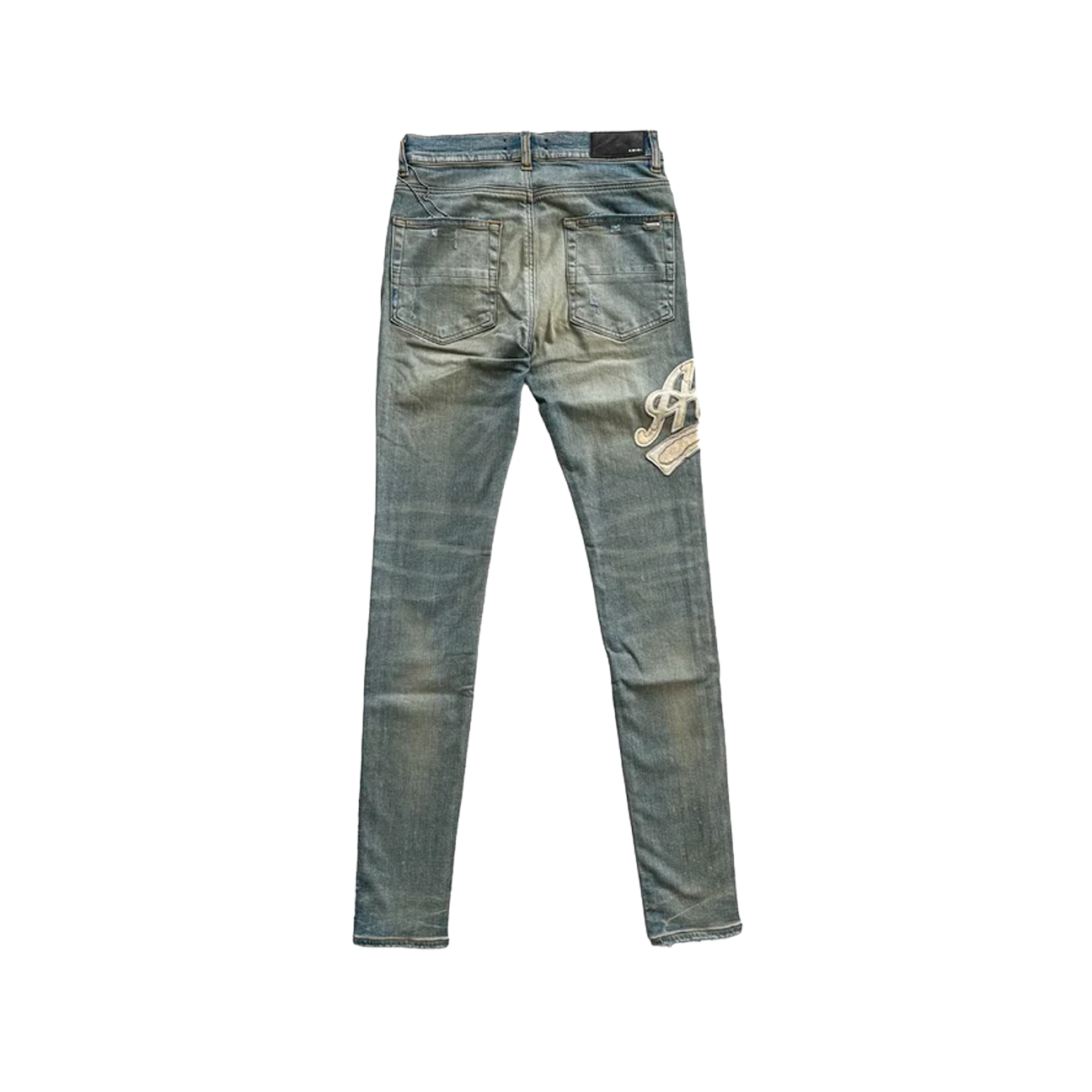 Amiri Varsity Applique Logo Jeans 'Clay Indigo' photo 2