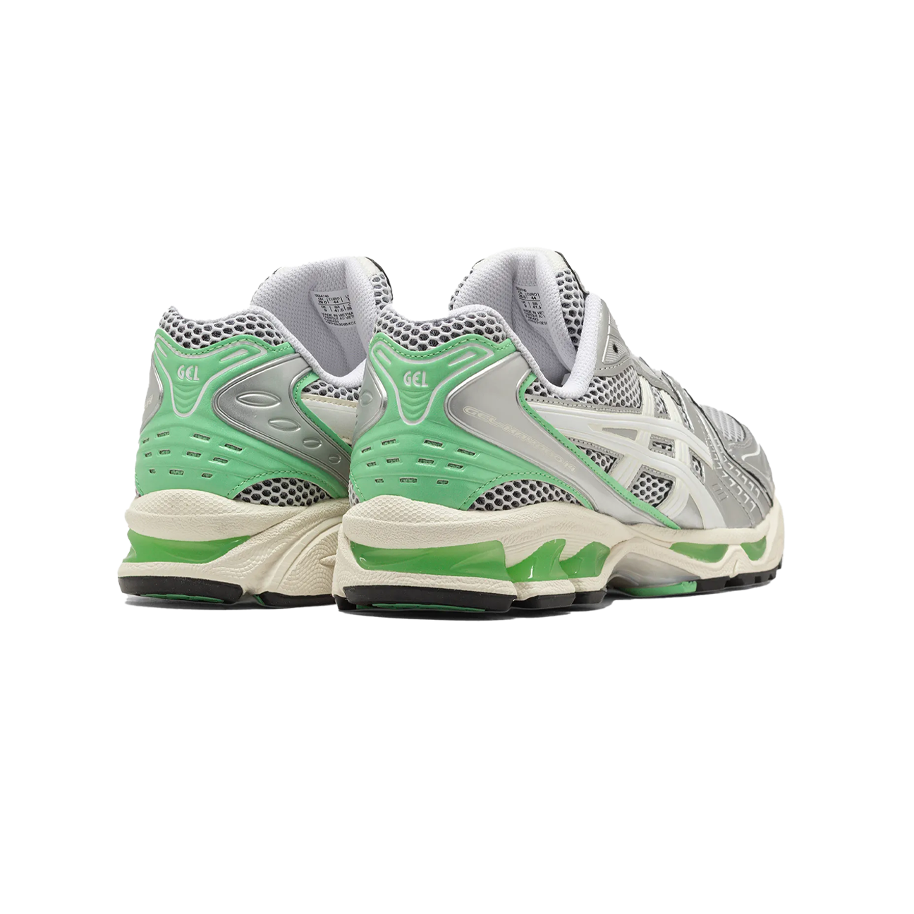 ASICS Gel-Kayano 14 Silver Lime – Retro Running Sneakers, Lightweight Mesh Performance Shoes, Stylish Lime Accented Lifestyle Trainers