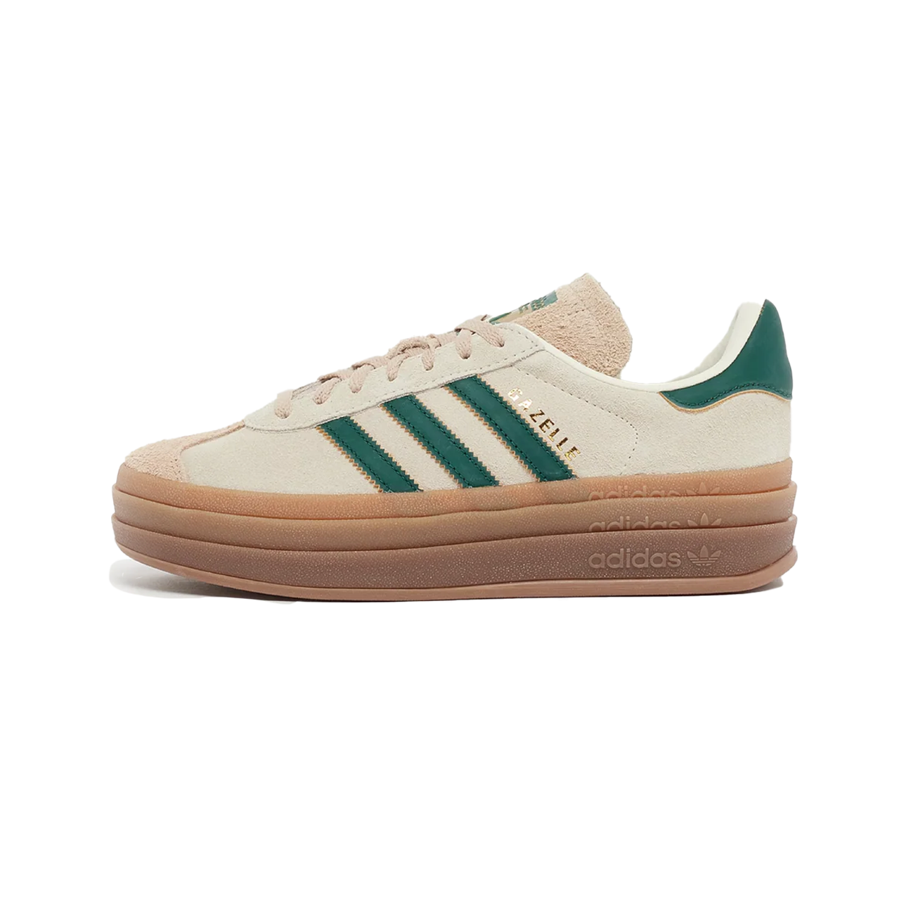 Adidas Gazelle Bold 'Crema Verde Universitario' (Mujeres)