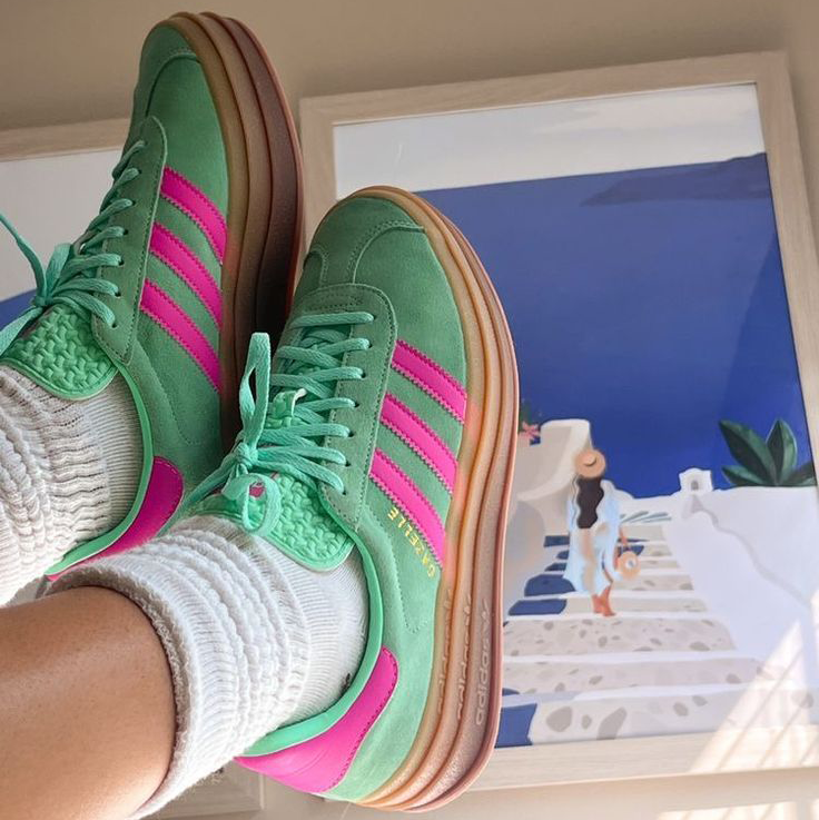 Adidas Gazelle Bold 'Menta Pulso Rosa' (W)