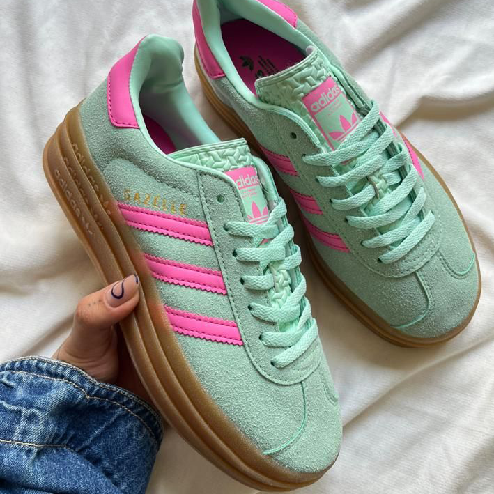 Adidas Gazelle Bold 'Menta Pulso Rosa' (W)