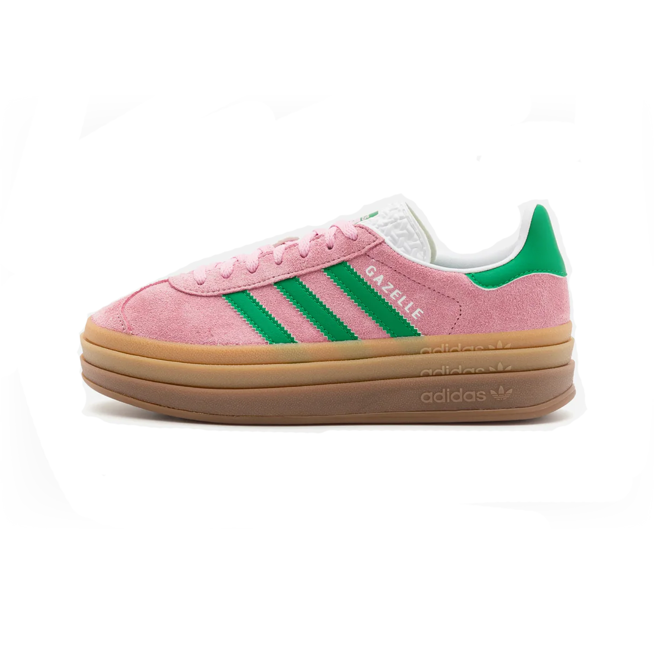 Adidas Gazelle Bold 'True Pink Green Cloud White'