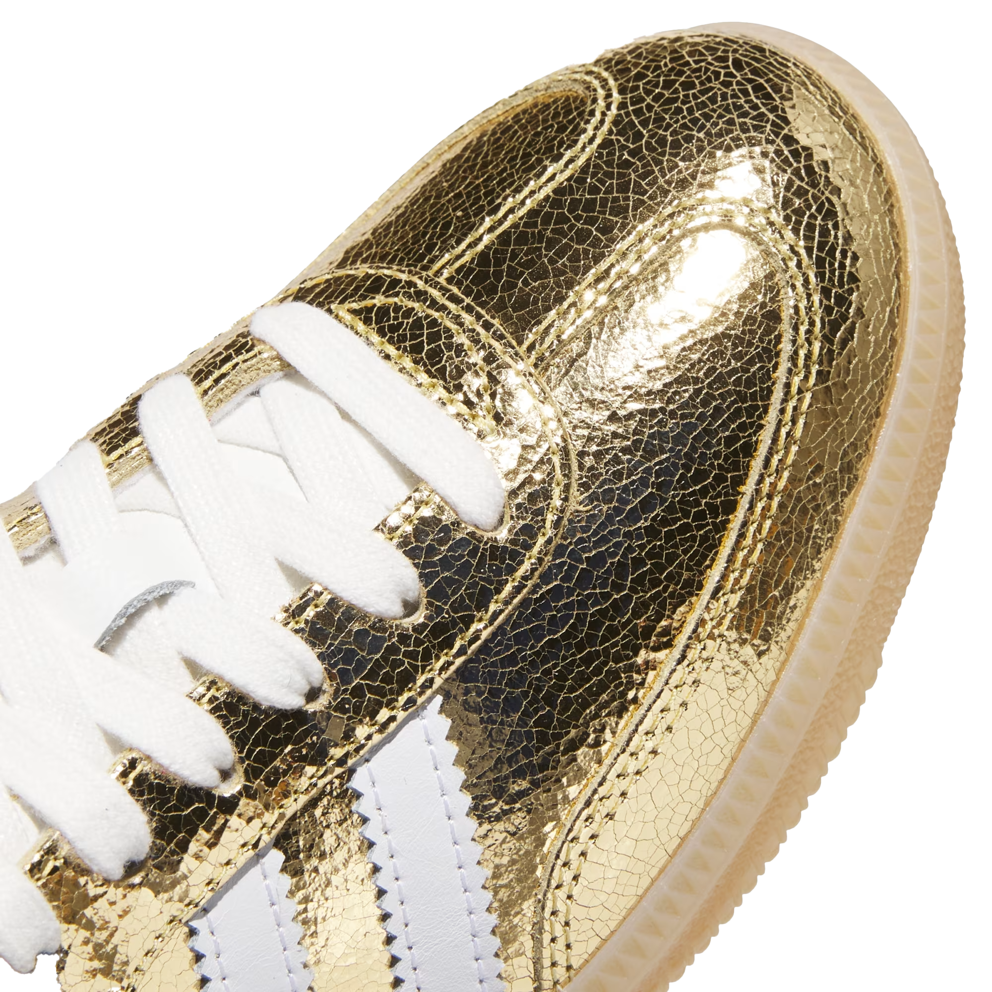 Adidas Samba Gold Metallic - Détail de la texture