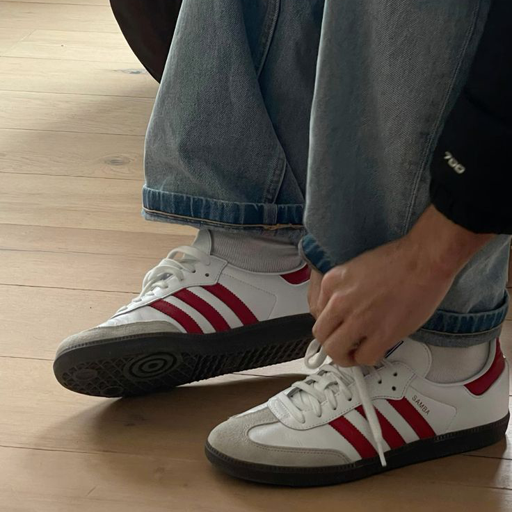 Adidas Samba OG 'White Better Scarlet'