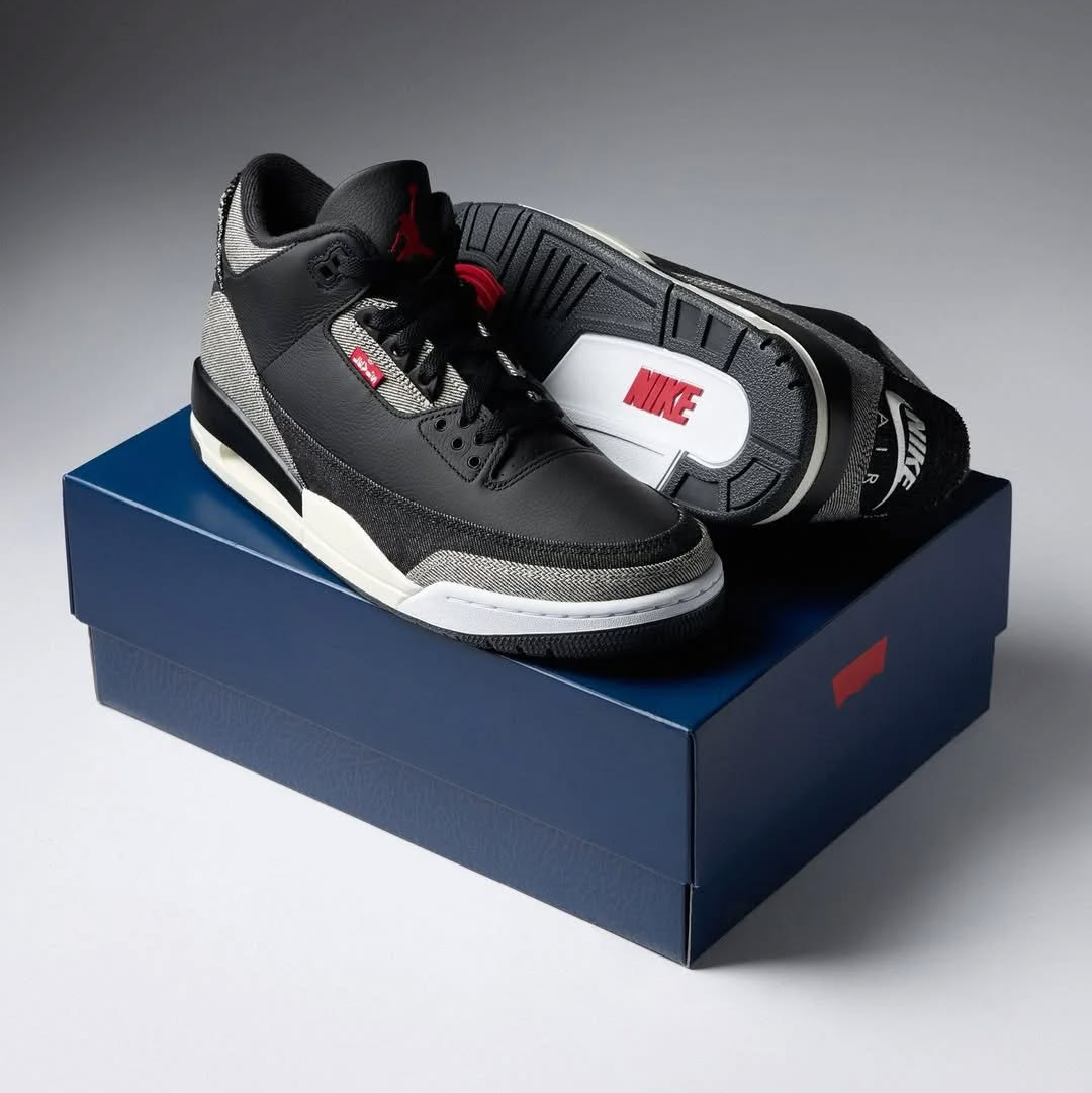 Air Jordan 3 x Levi's® 'Black and White'