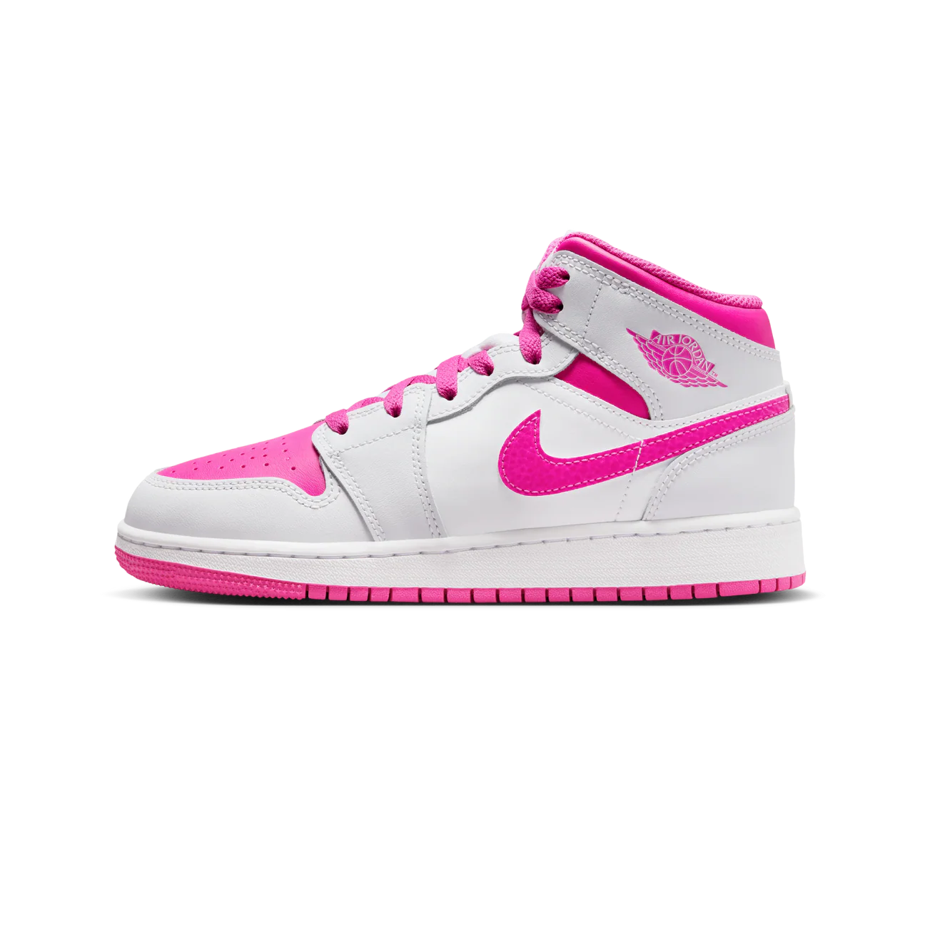 pink jordan aj 1 mid