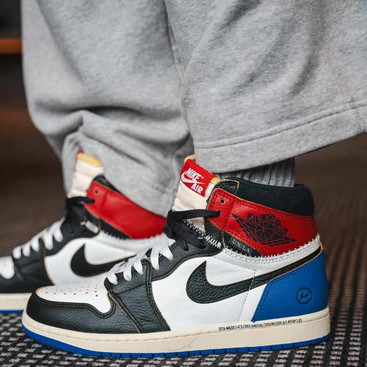 Air Jordan 1 Retro High OG SP Fragment x Union LA Varsity Red