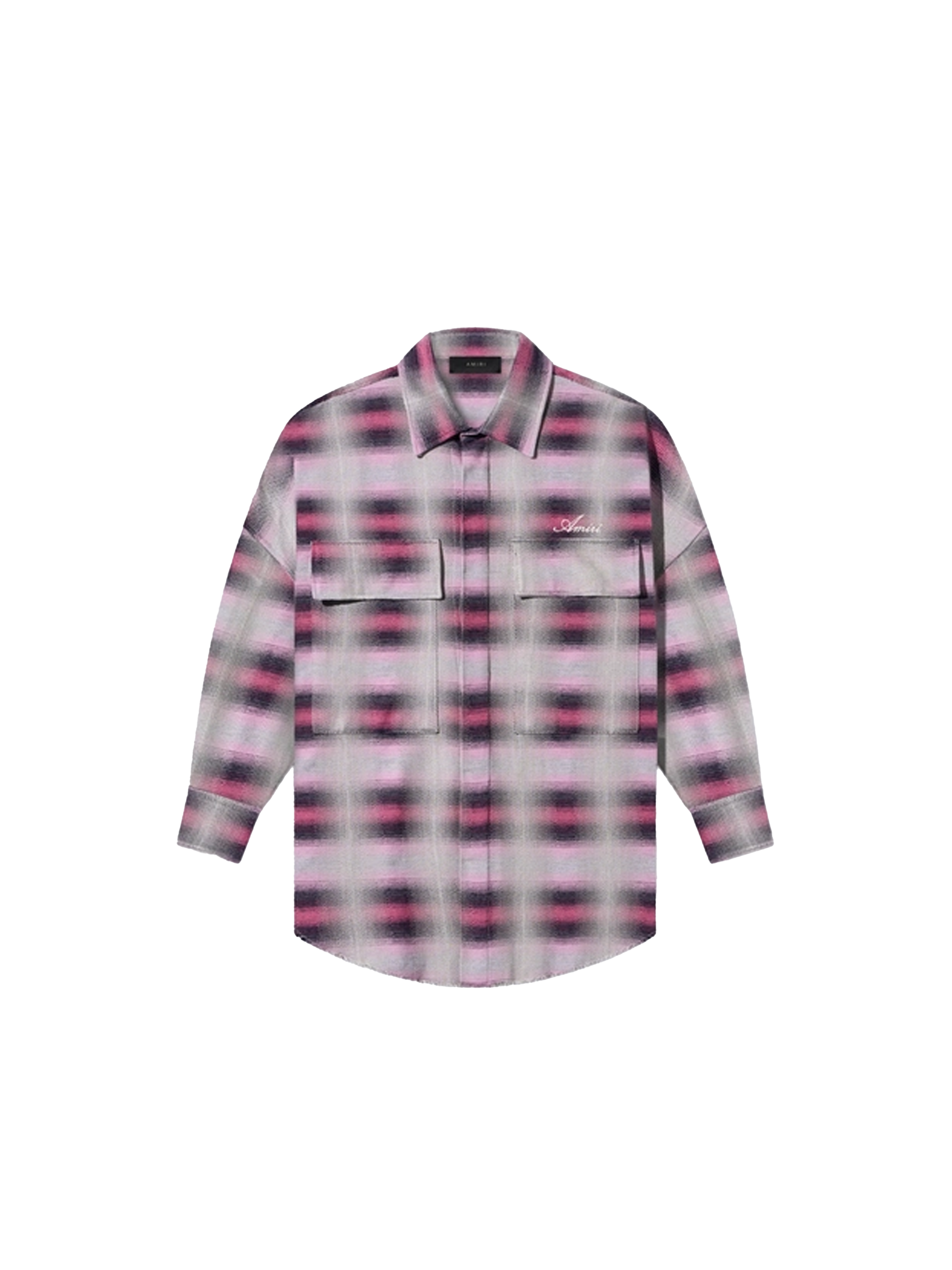 Amiri Oversized Flannel (Purple/Pink) – The Attic