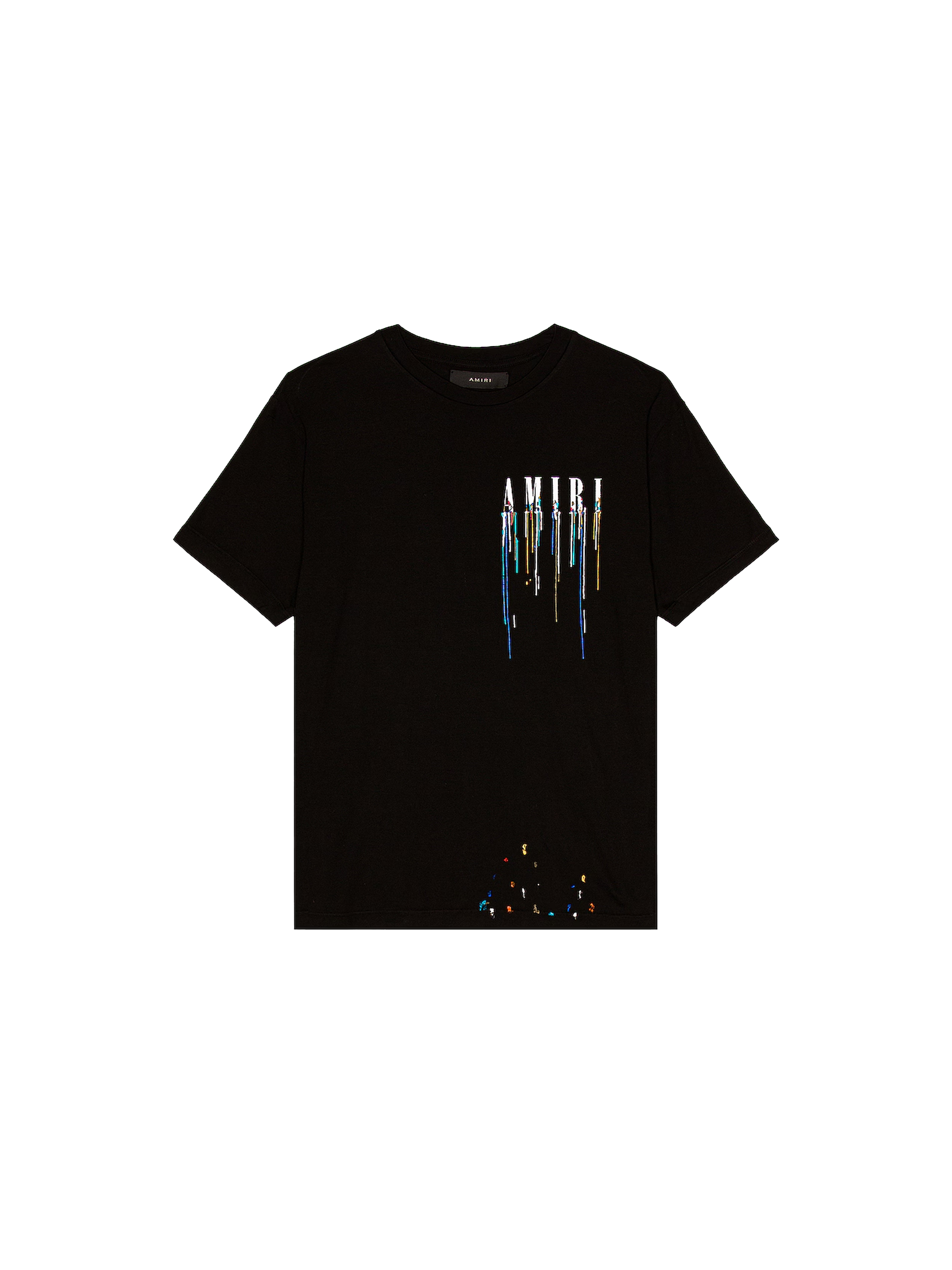 Amiri Paint Drip Core Logo T-shirt 'Black'-9643393712458-The Attic