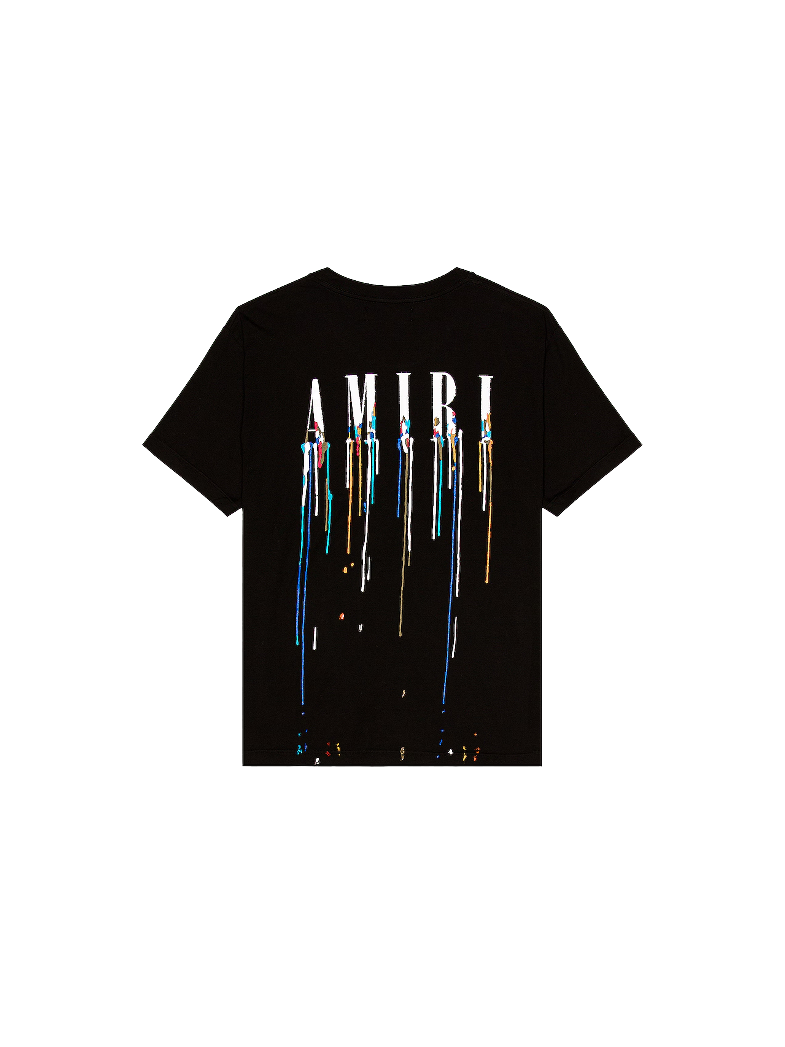 Amiri Paint Drip Core Logo T-shirt 'Black'-9643393712458-The Attic