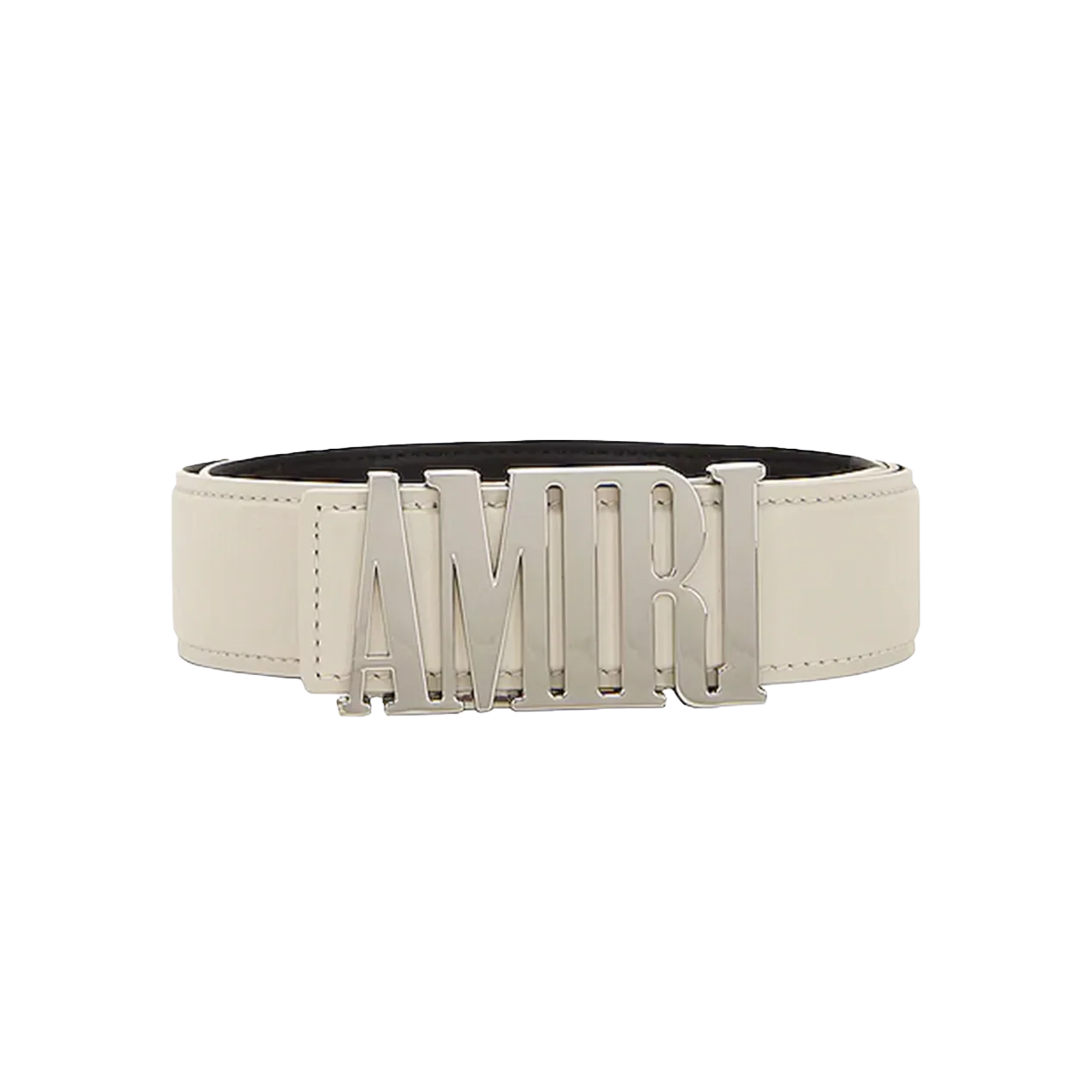 Amiri Nappa 4cm Belt 'Alabaster'
