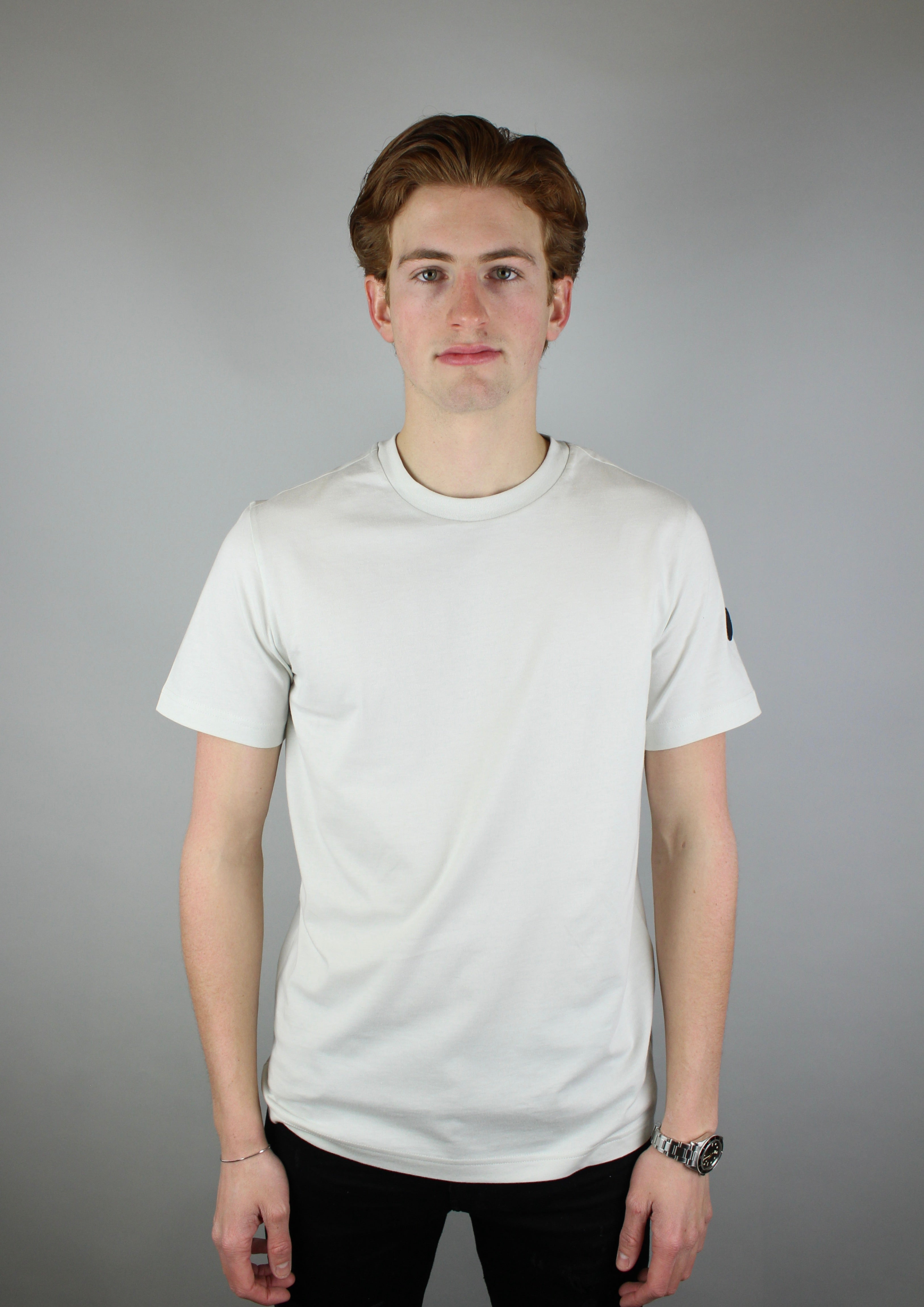 Moncler Logo T-shirt 'Beige'-9649527259466-The Attic
